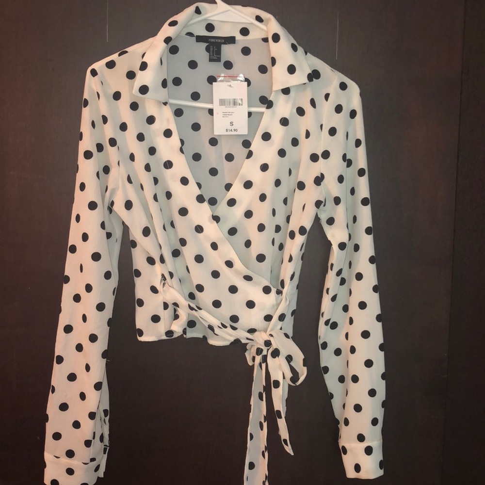 Polka dot top